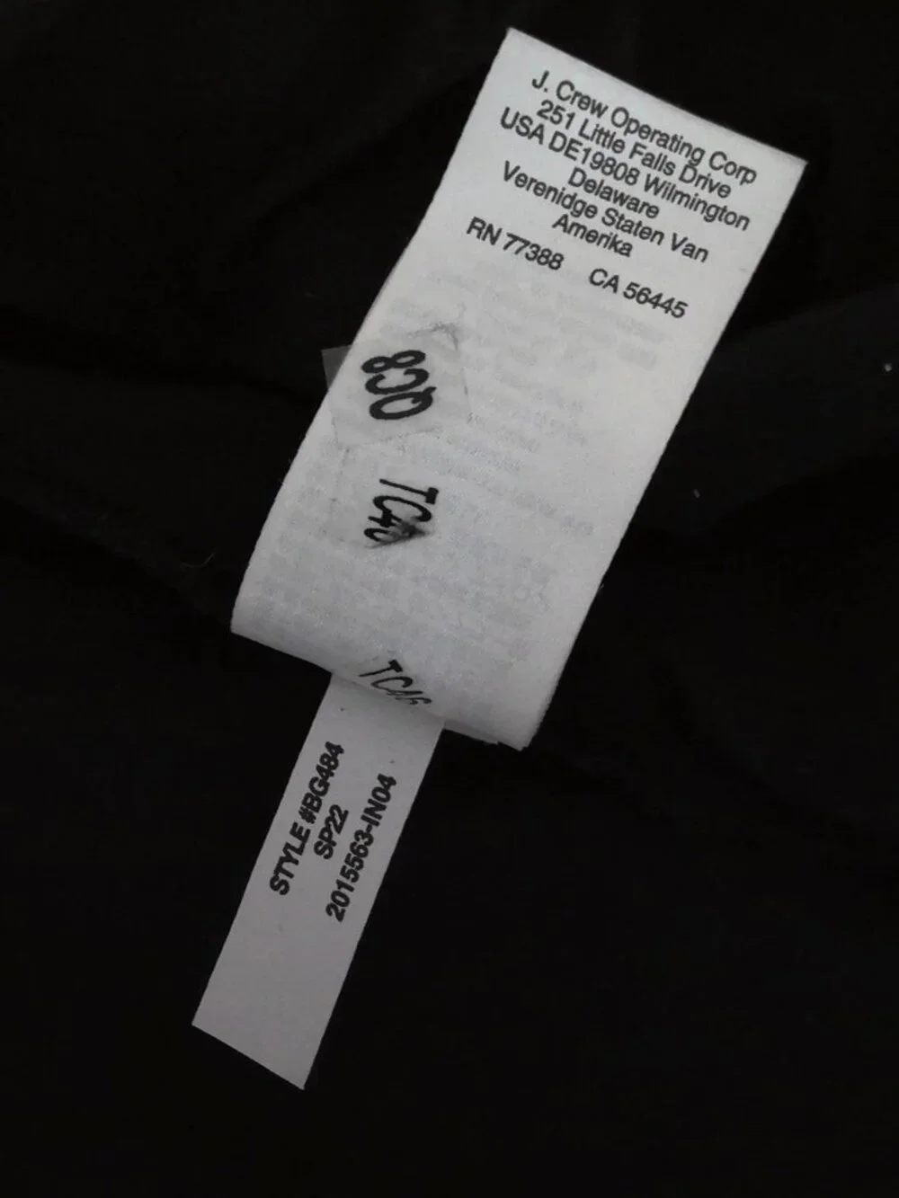 J. Crew sleeves length 14